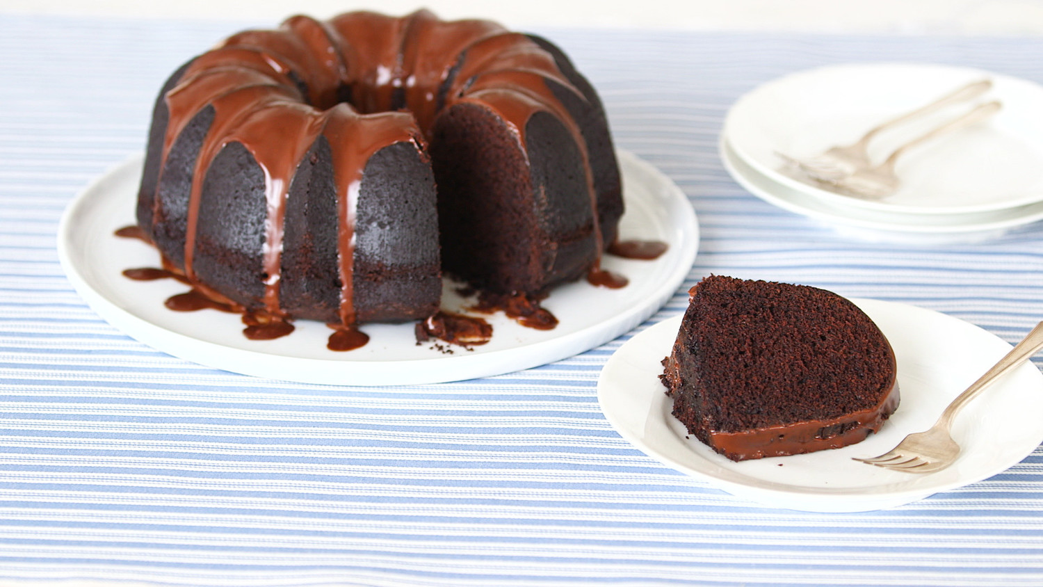 Video: Glazed Chocolate Bundt Cake | Martha Stewart